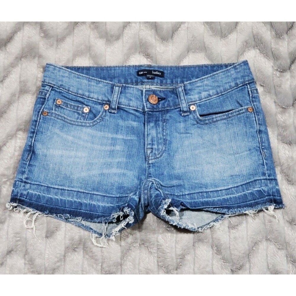 Gap Hadley Womens Size 0 Cut Off Denim Booty Shorts